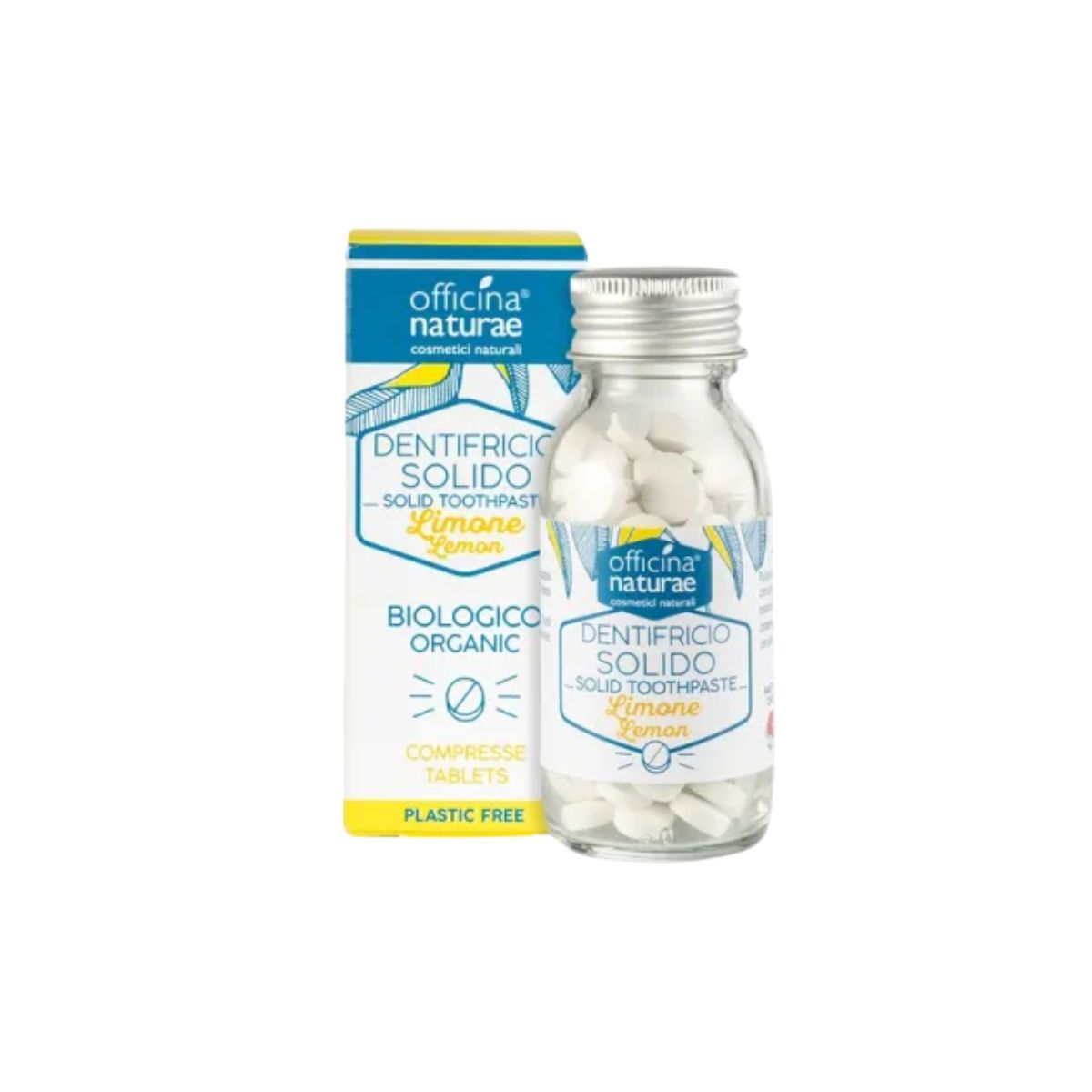 Dentifrico en pastillas de limón 115 pz. Ecologico Officina Naturae