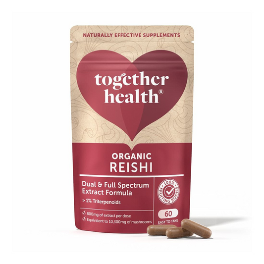 Hongo reishi orgánico together healht 60 cápsulas