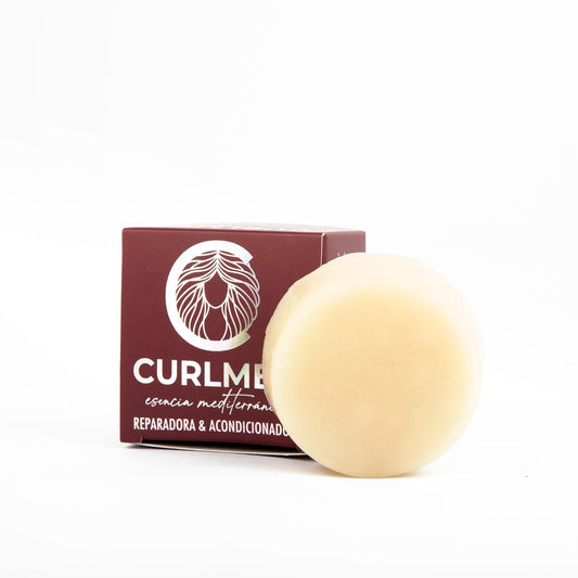 Mascarilla sólida de proteínas reparadora y acondicionadora CurlMed 50g