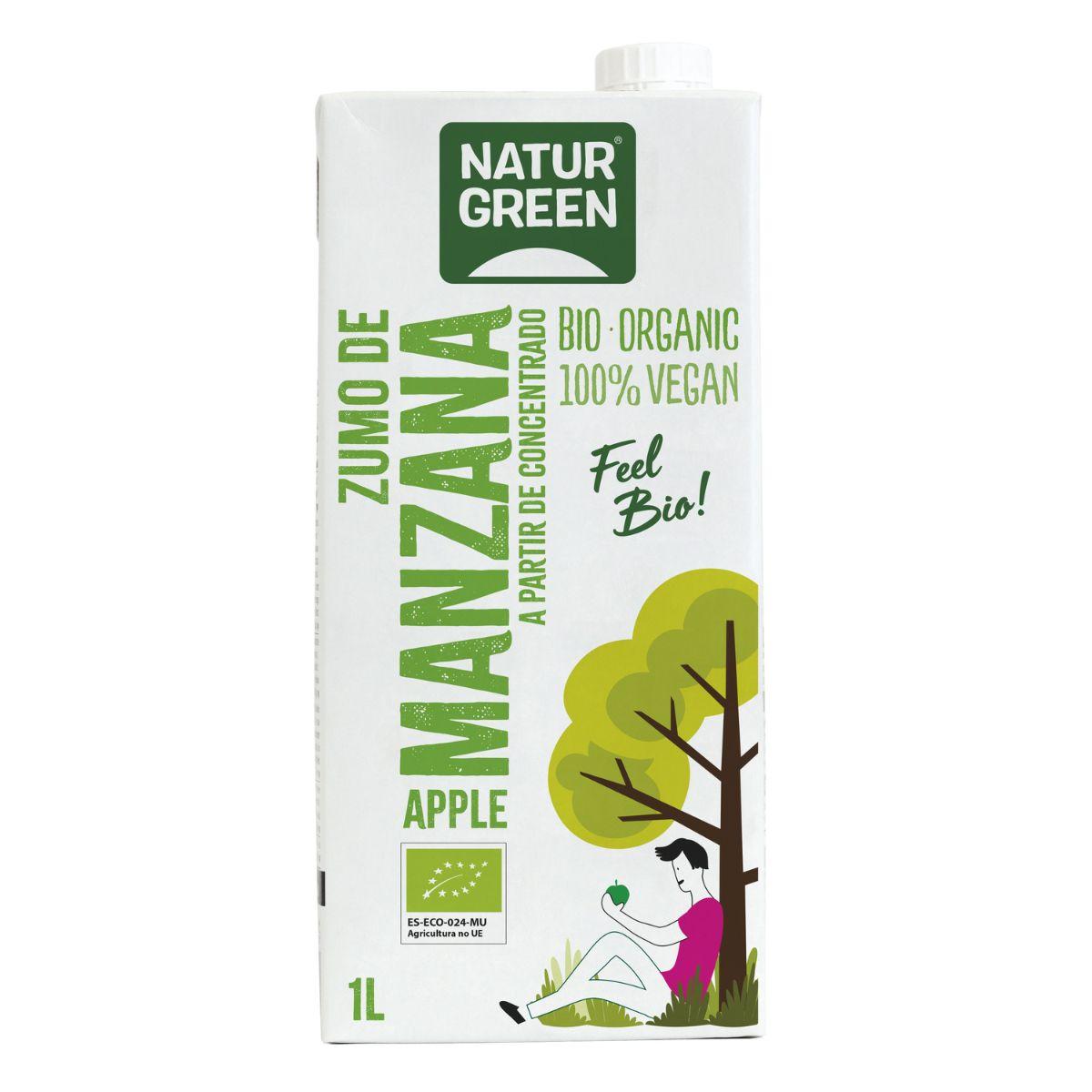 Zumo de Manzana Bio Naturgreen 200 ml