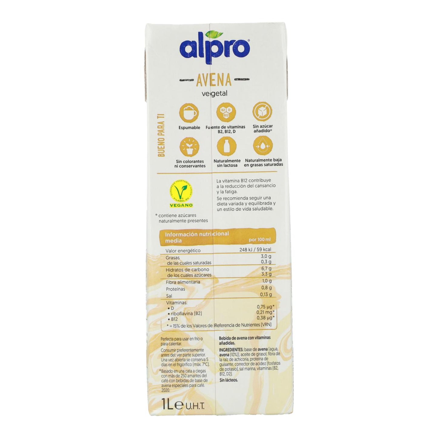 Bebida de Avena Barista Alpro 1 Litro