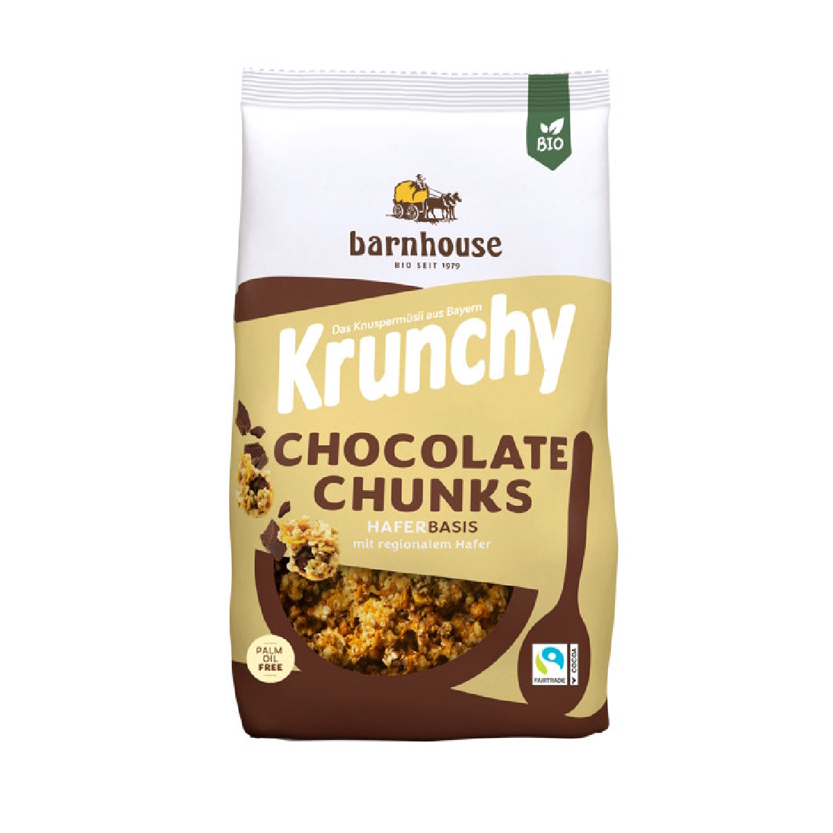 Muesli krunchy chocolate chunks BIO Barnhouse 500g