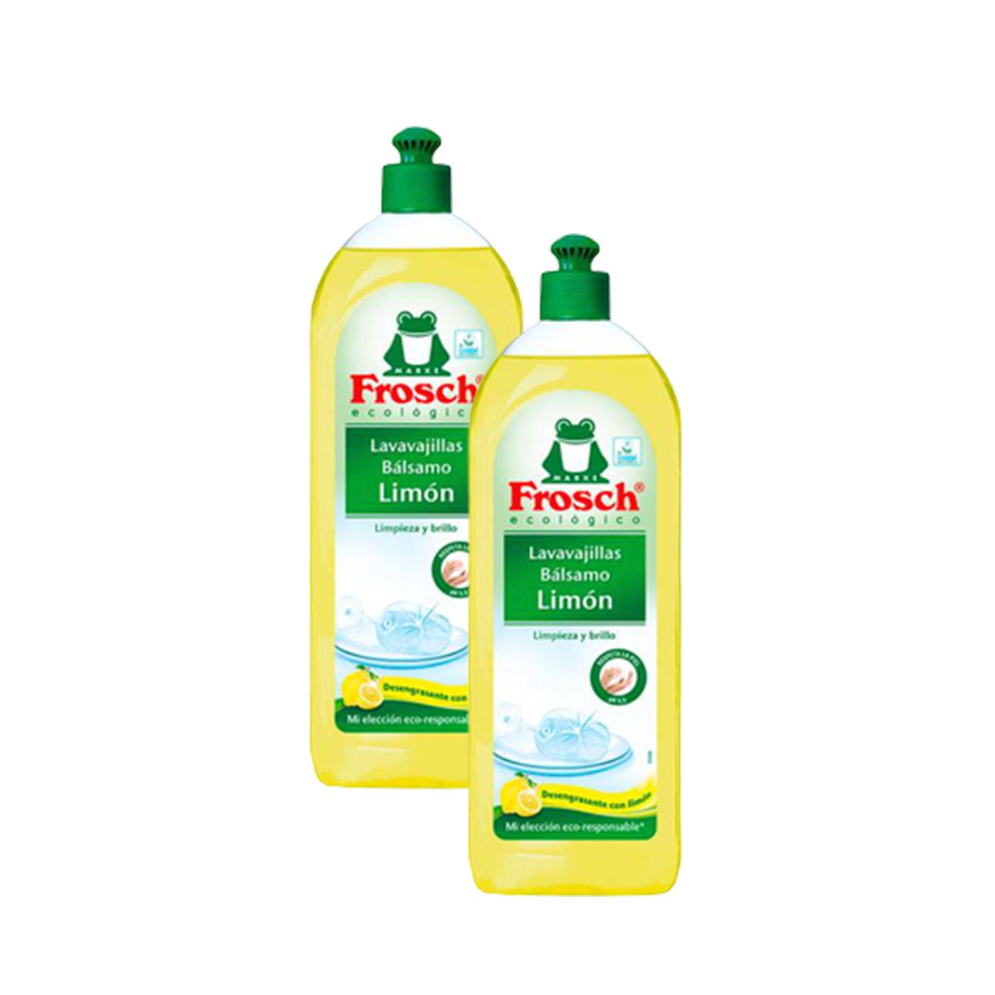 Pack 2X Lavavajillas limón Eco Frosch 750 ml