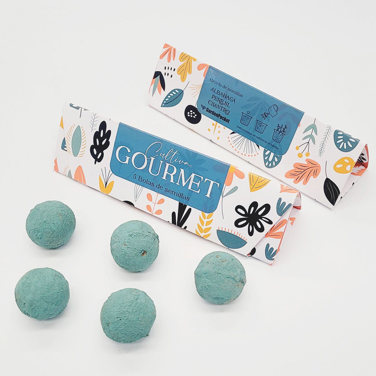 Bolas de Semillas Plantables Cultiva Gourmet Regalo Ideal, Garden Pocket