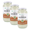 Pack 3x Aceite de coco ECO Planeta Huerto 860 ml