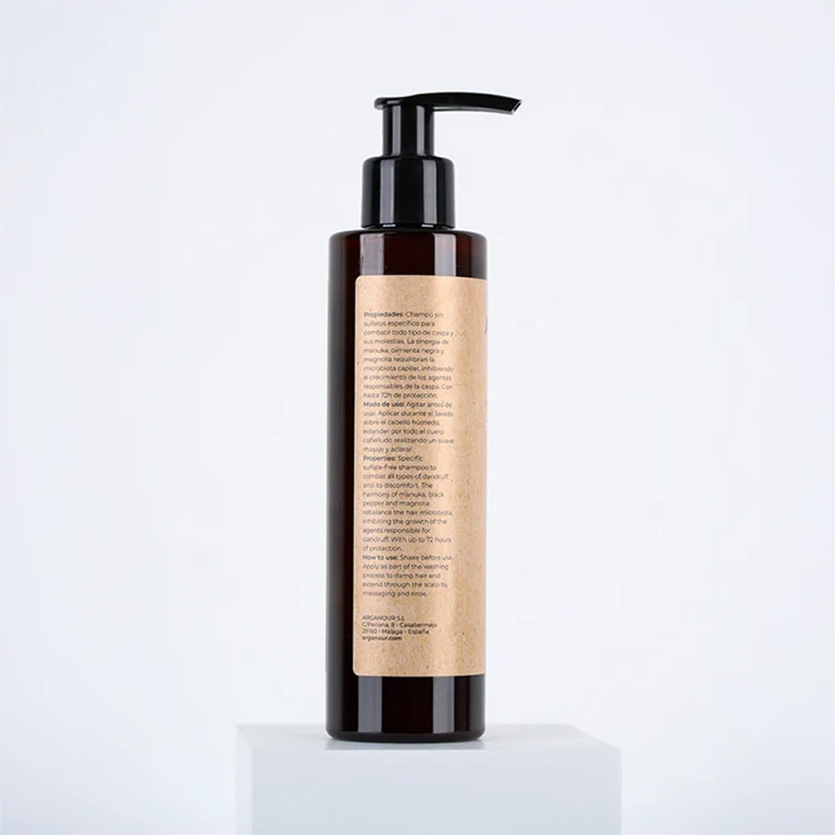 Champú anticaspa sin sulfatos Arganour 200 ml