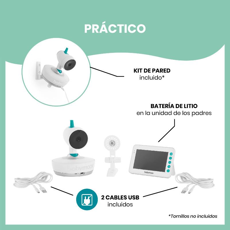 Vigila bebé con Cámara Motorizada YOO Moov Babymoov