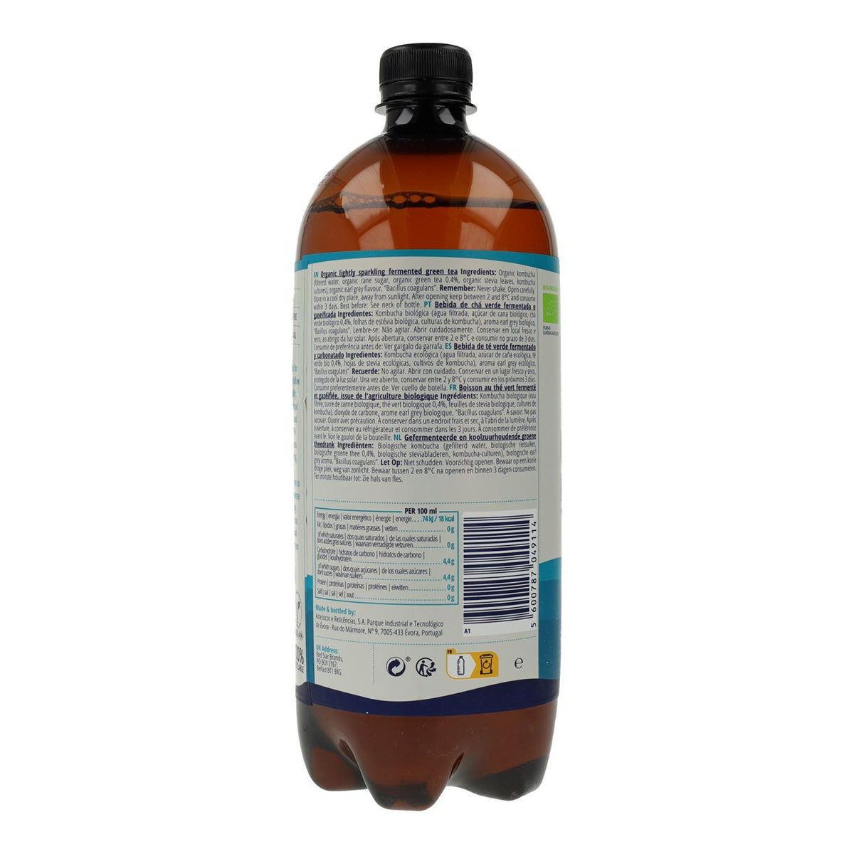 Bebida Kombucha BIO original Captain Kombucha 400 ml