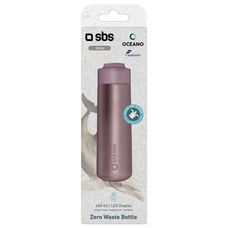 Botella inteligente Zero Waste con pantalla táctil LED y función Drinking Reminder, color rosa BSB