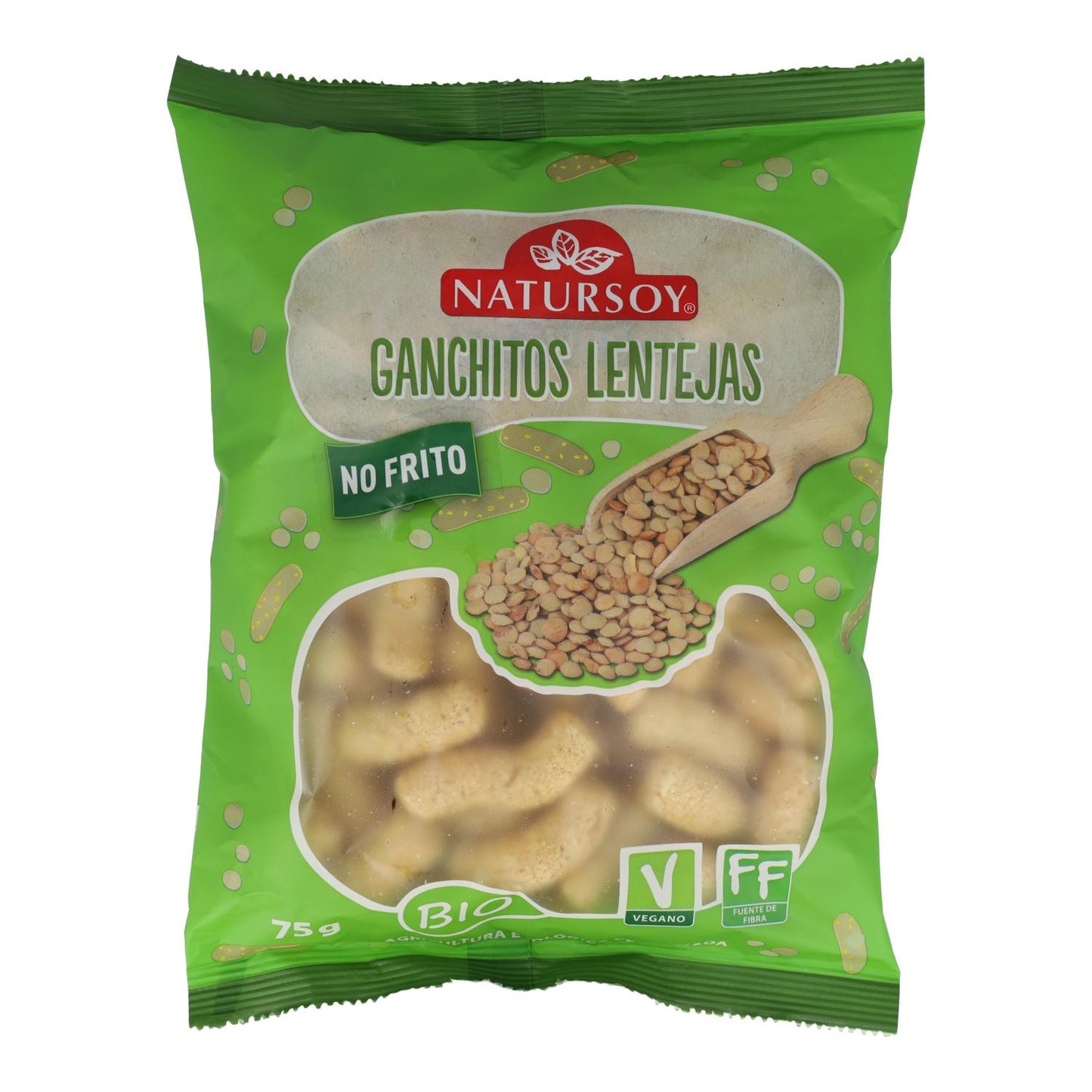 Ganchitos de Lentejas, 75 g. Natursoy