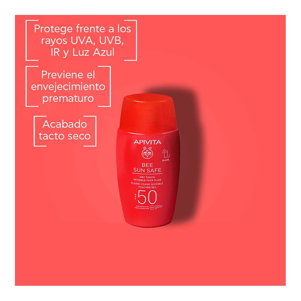 Fluido Toque Seco SPF50 Bee Sun Safe Apivita 50 ml