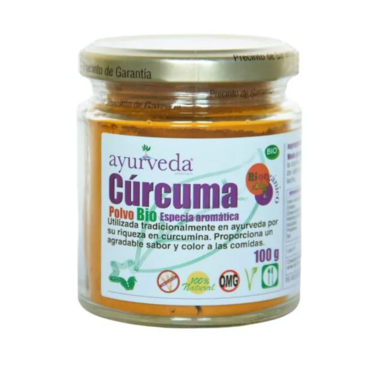 Cúrcuma en polvo BIO Ayurveda 100g