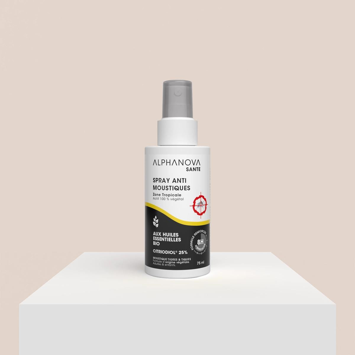 Anti Mosquitos Zona Tropical - 8h Eficacia Alphanova Santé 75 ml