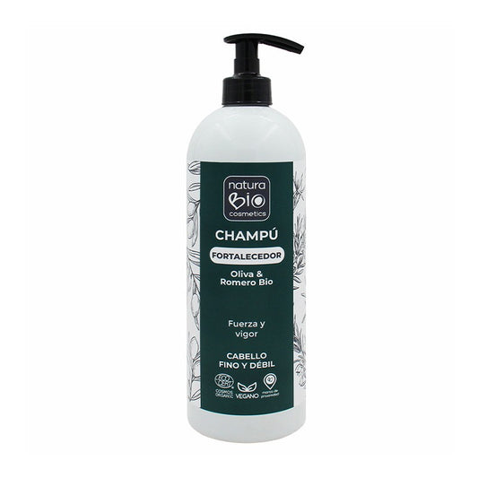 Champú Natural Fortalecedor con Oliva & Romer BIO, NaturaBIO Cosmetics, 740 ml