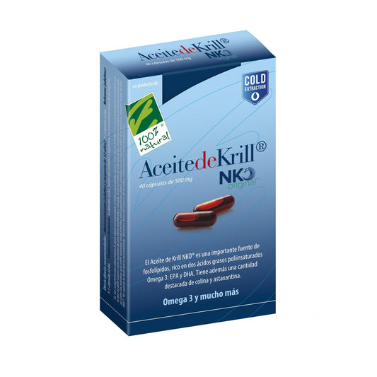 Aceite De Krill Nko  100%Natura 40 Caps