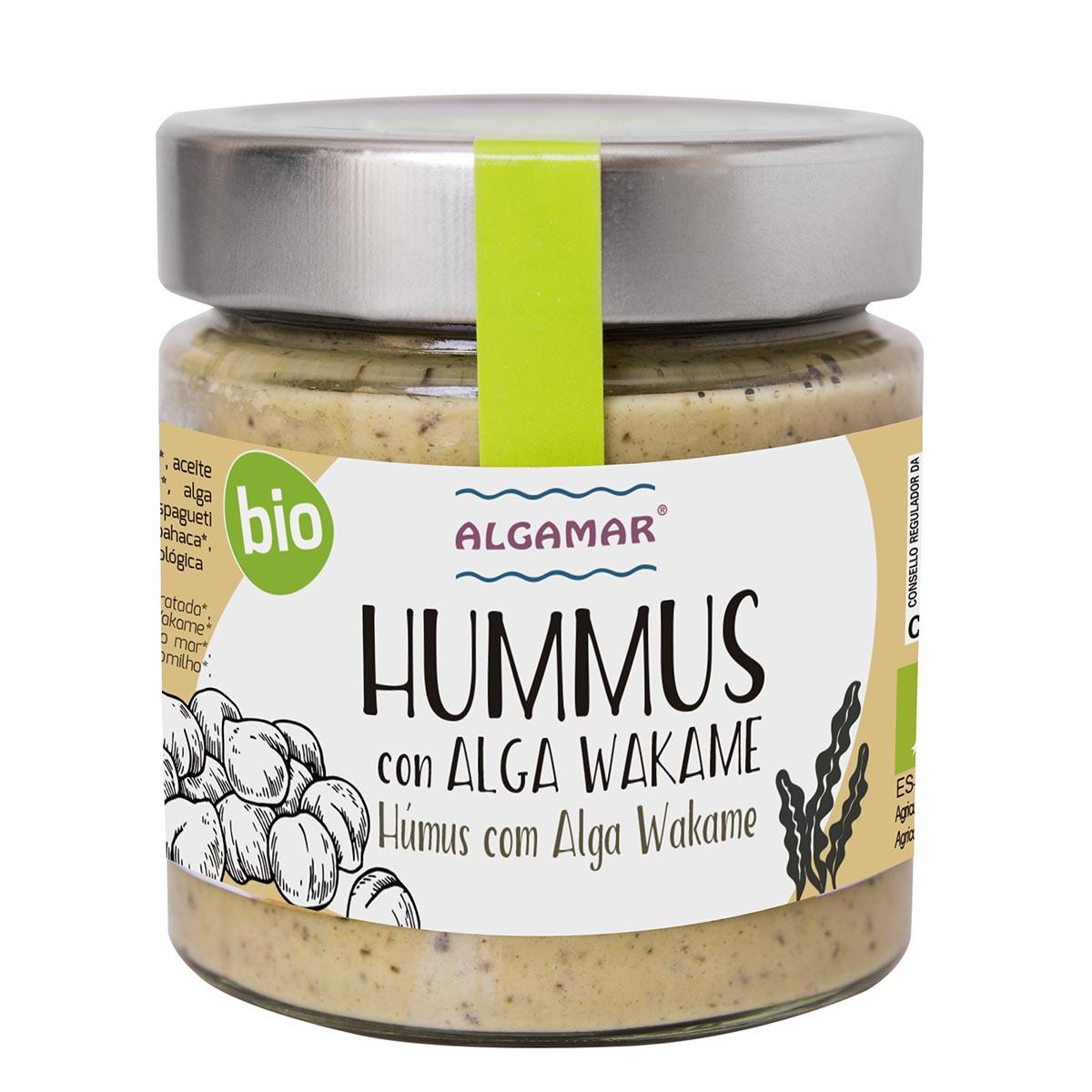 Hummus con Alga Wakame BIO Algamar 180 g