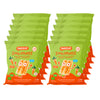 Pack 12x Smilondas Snack de Maiz, garbanzo, lenteja y Zanahoria Eco, Smileat, 25 g