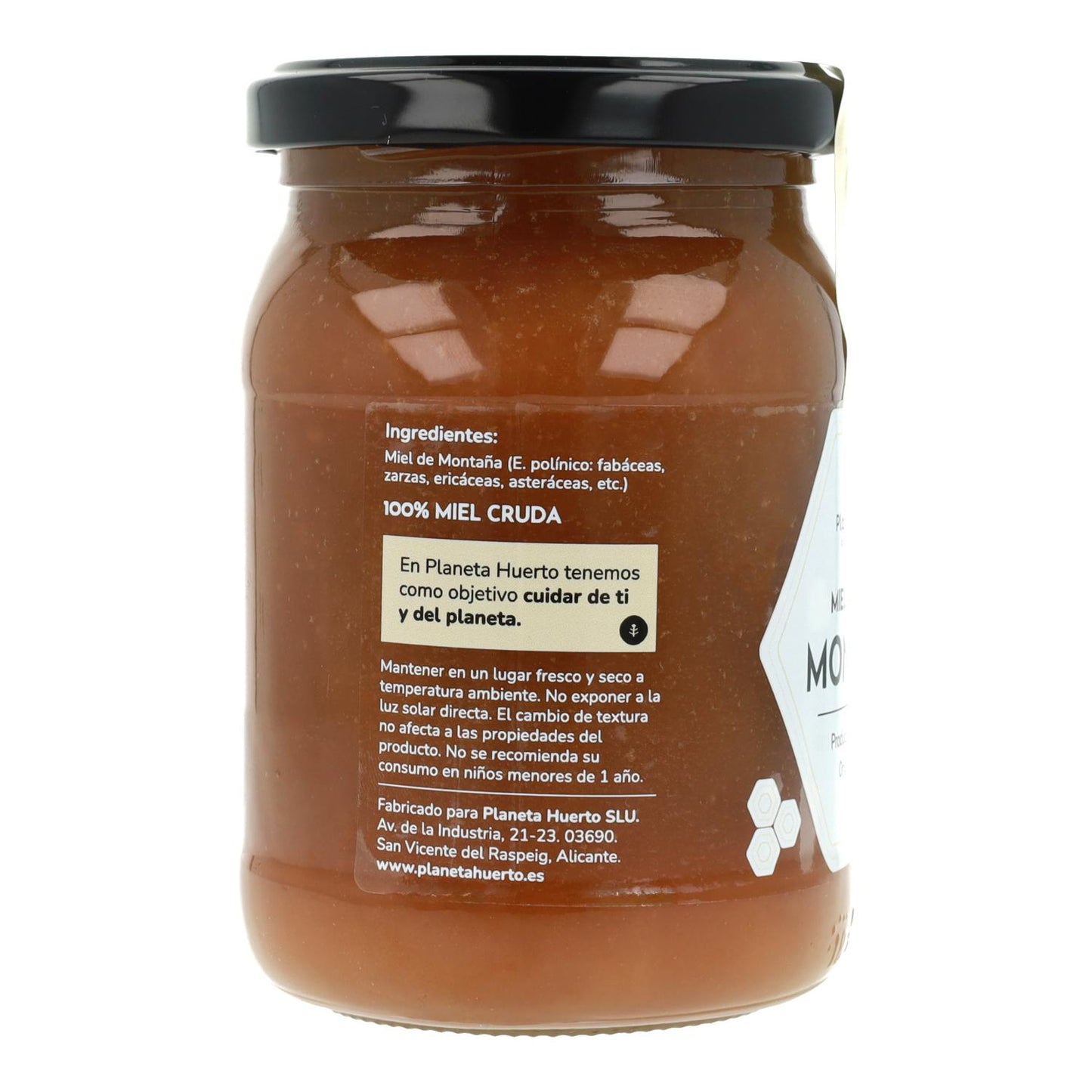 Miel Cruda de Montaña Planeta Huerto 500 gr