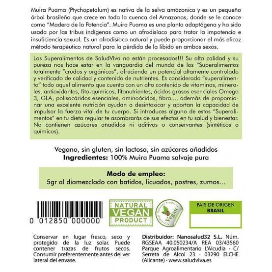 Muira puama Salud Viva 125 g