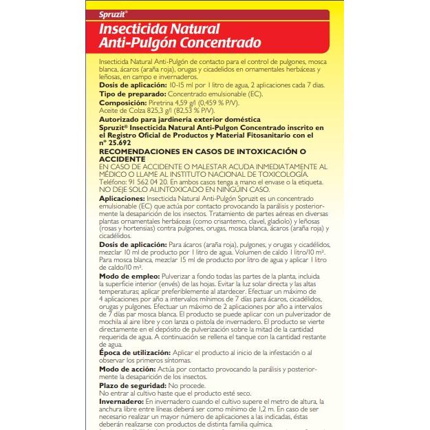 Insecticida Ecológico Anti Pulgón concentrado 100 ml Neudorff