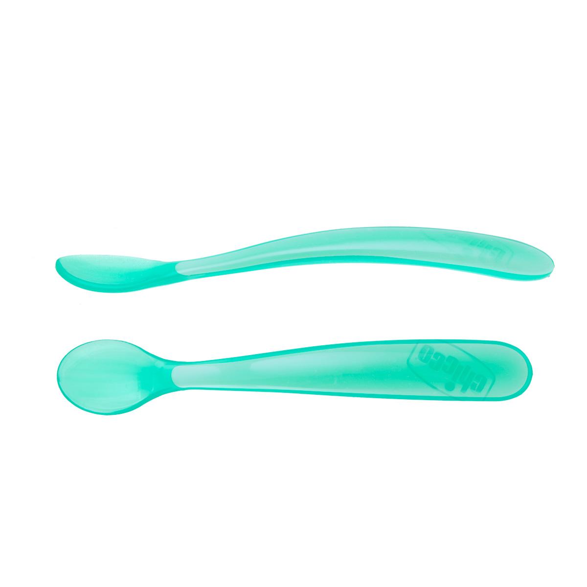 Cuchara silicona 6m+ 2 ud Chicco