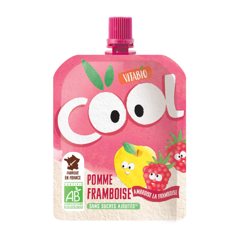 Pack 12x Cool Fruits Manzana Frambuesa 12x90g VITABIO