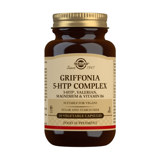 Griffonia 5-HTP complex, Solgar, 30 cápsulas vegetales