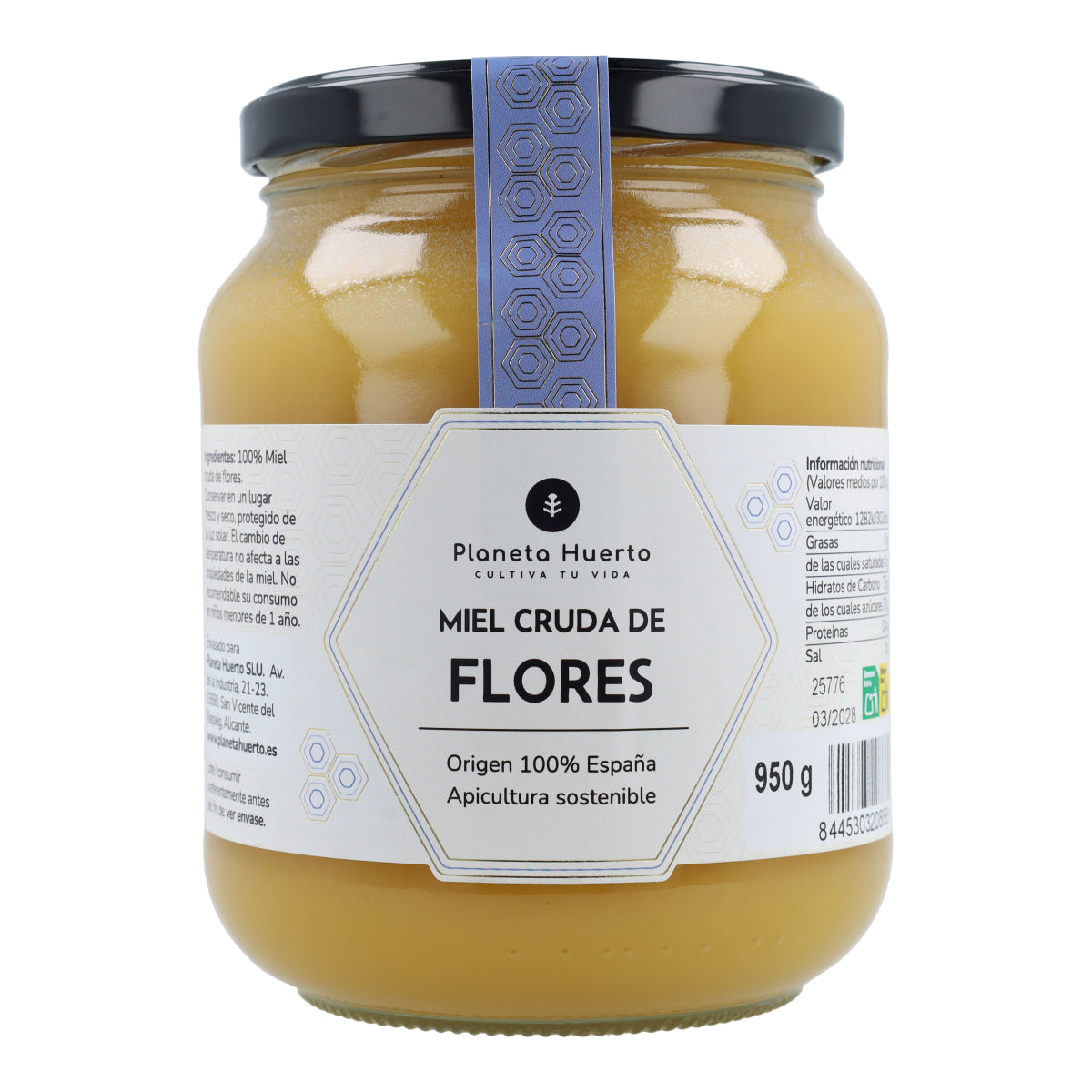 Miel Cruda de Mil Flores Planeta Huerto 950 g