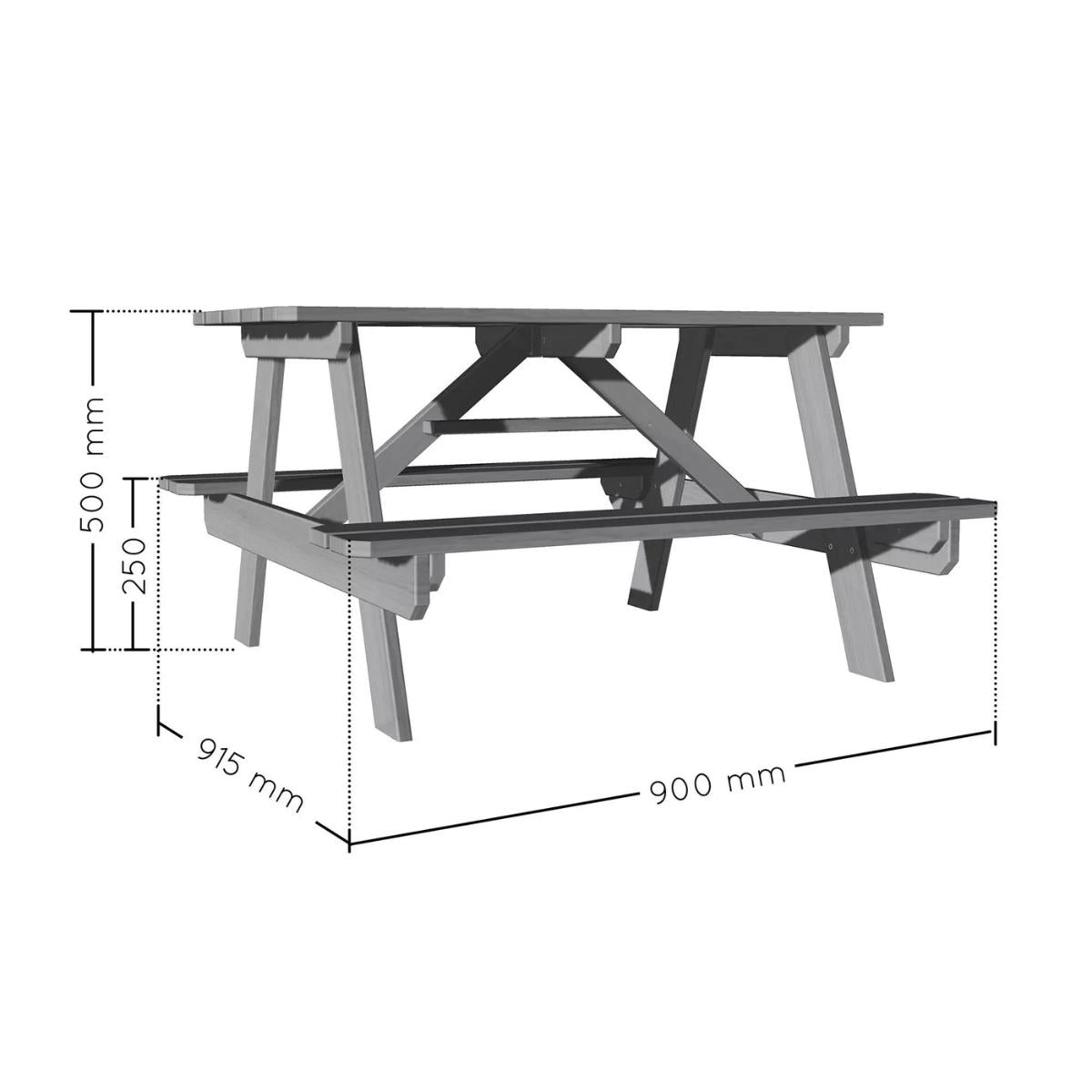Mesa picnic infantil Soulet