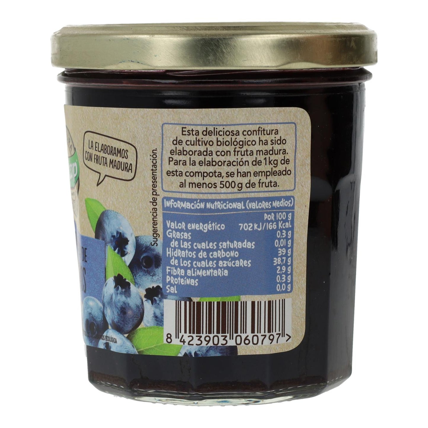 Confitura Extra de Arándanos Biocop 320 g