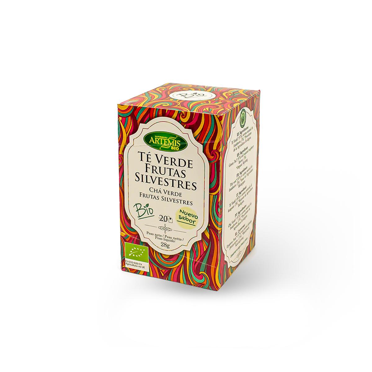 Té Verdes Frutas Silvestre Artemis, 20 filtros