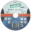 Disco de corte metal para amoladora 1,6mm Wolfcraft