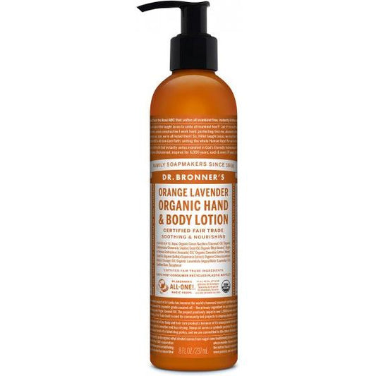Loción corporal Naranja-Lavanda Dr. Bronners 240 ml