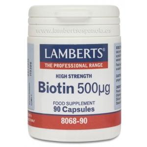 Biotina 90 cápsulas de 50 μg