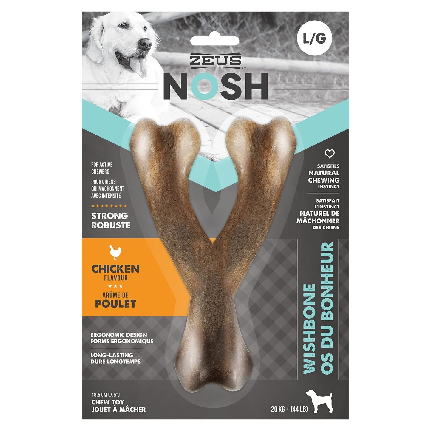 Nosh Strong Hueso y Pollo Zeus L, 18cm