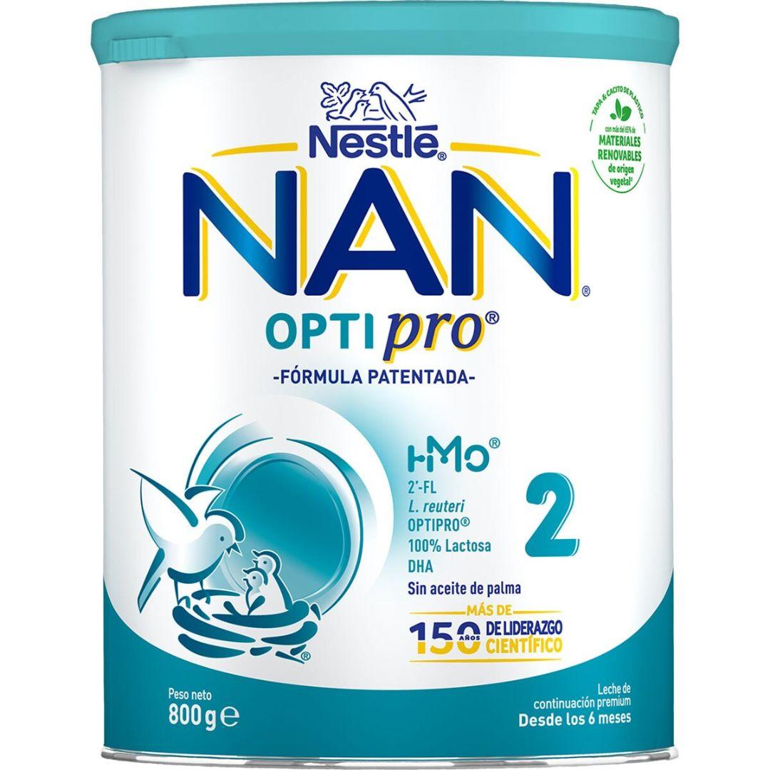 Nan Optipro 2 Leche de continuación a partir de 6 meses Nestlé 800 g