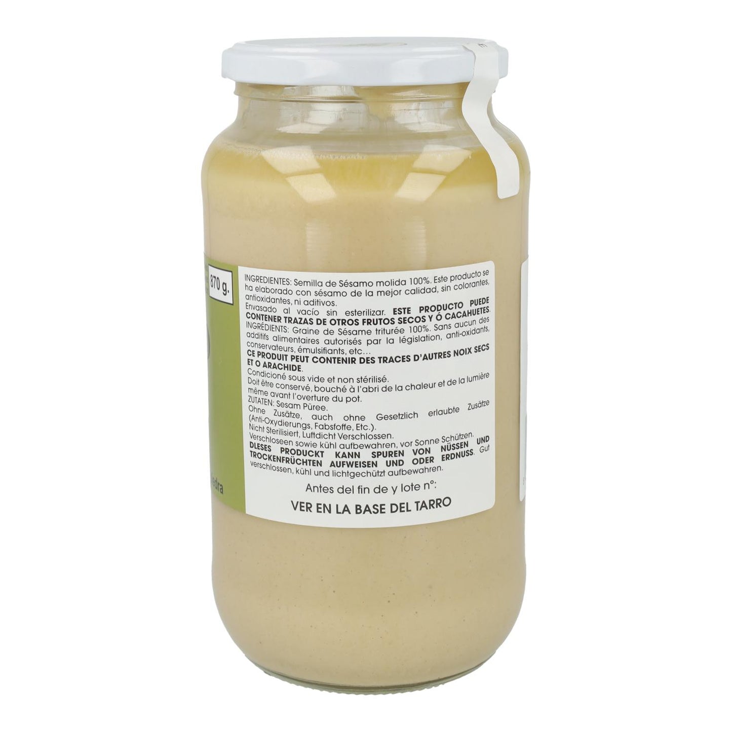 Puré de sésamo Sain 870 gr