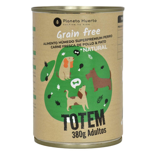Comida Húmeda Grain Free Superpremium para perro Pollo y Pato 380 g Planeta Huerto
