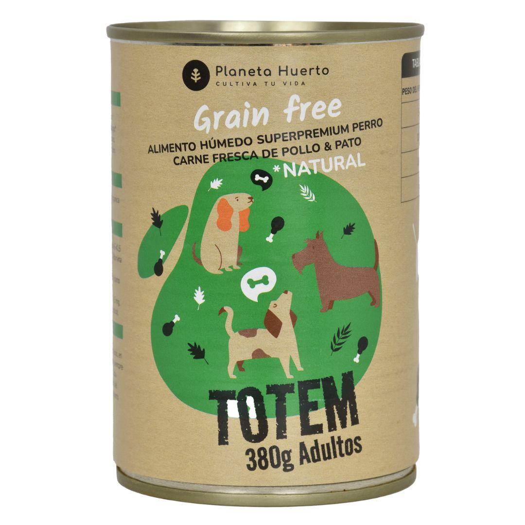 Comida Húmeda Grain Free Superpremium para perro Pollo y Pato 380 g Planeta Huerto