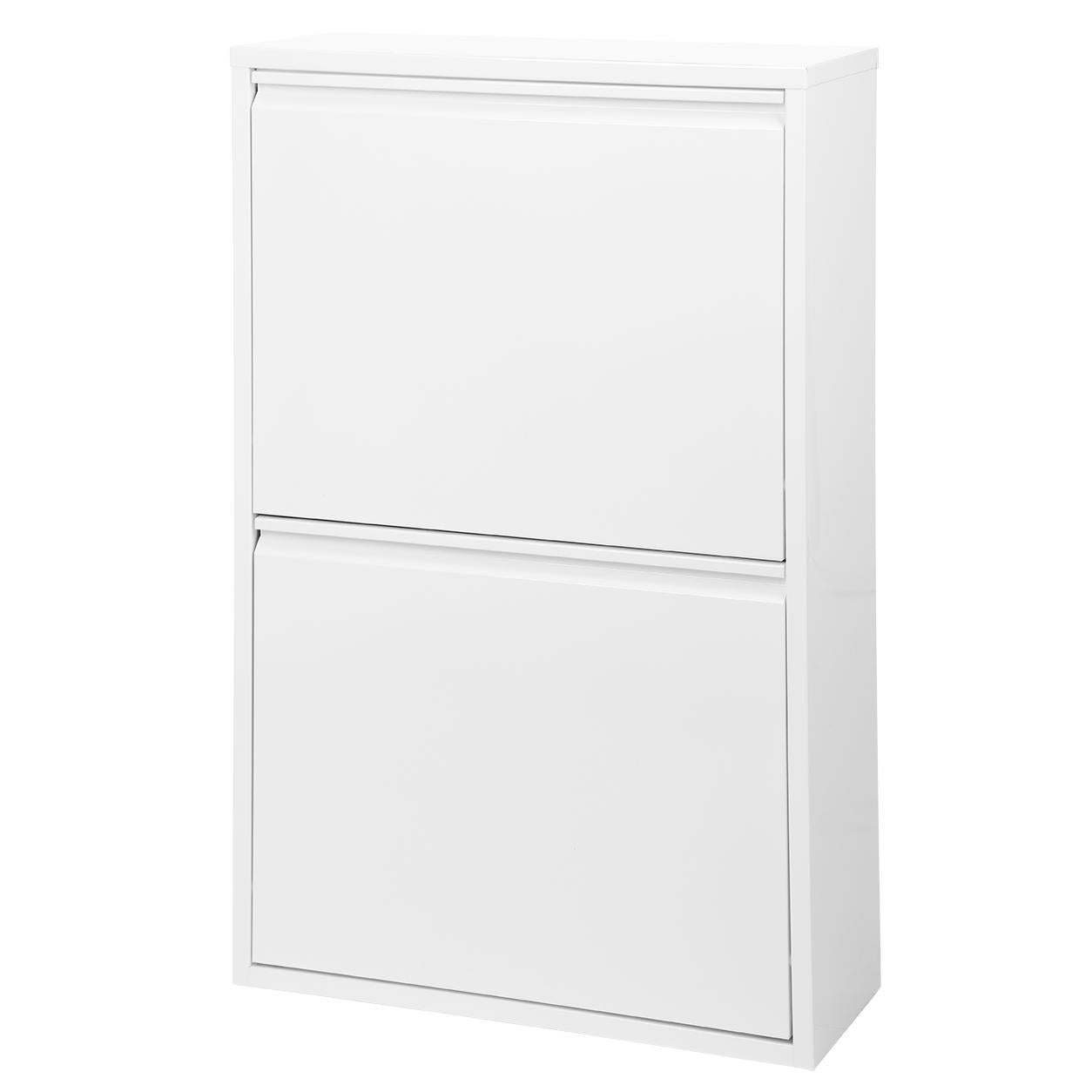 Mueble metálico reciclaje Duett con compartimentos 4 compartimentos Gris