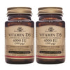 Pack 2x Vitamina D3 (Colecalciferol) 4000 UI (100 μg) 60 cápsulas vegetales Solgar