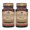 Pack 2x Vitamina D3 (Colecalciferol) 4000 UI (100 μg) 60 cápsulas vegetales Solgar