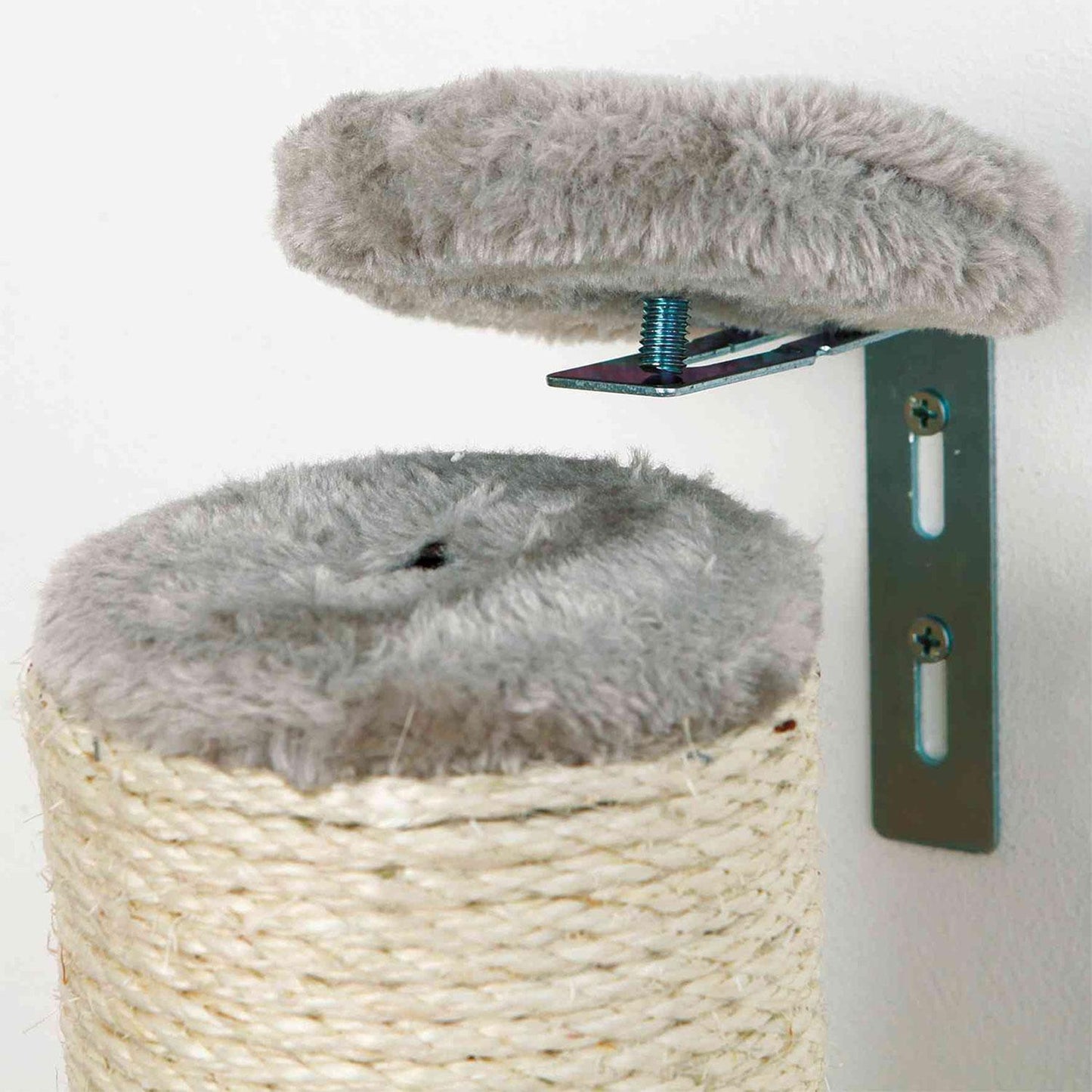 Trixie Poste Rascador para fijar en pared, ø11×80cm, Gris