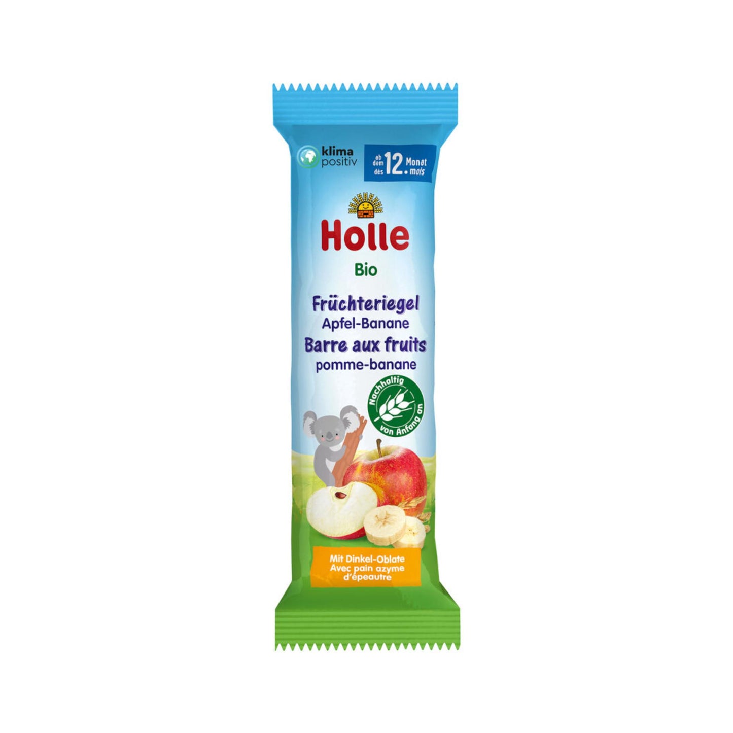Barritas de Manzana & Plátano (desde el 12º mes) Eco Holle 25g