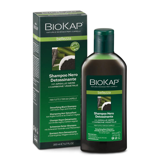 Champu Detox With Black Clays And Charcoal 200 Ml Biokap