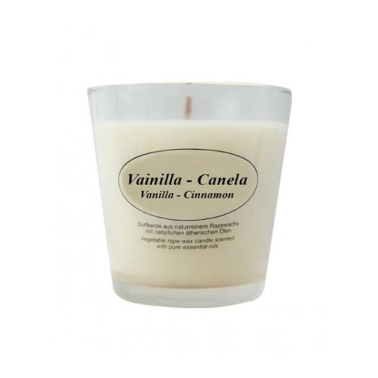 Kerzenfarm Vela vegetal perfumada con aceite esencial de Vainilla y Canela