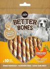 Golosina Masticable para Perros Zeus Better Bones, Pollo, Twist 10 pcs