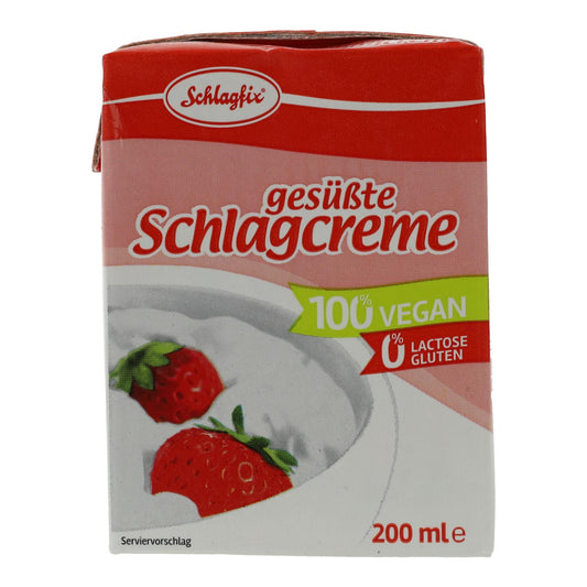 Nata Vegetal Dulce para montar y cocinar Schlagfix 200 ml