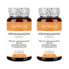 Pack 2x Nutralie Ashwagandha con vitamina B6 y B12, 60 Cápsulas