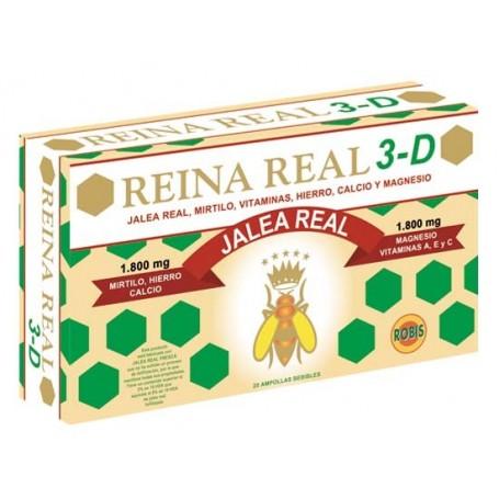Reina Real 3D Robis, 20 ampollas de 10 ml